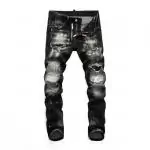 dsquared2 jeans outlet online noir milano hole